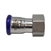 Пресс-фитинг с накидной гайкой MVI, 35х1 1/2 (нержавеющая сталь)